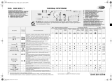 Whirlpool AWO 9561/1 Program Chart