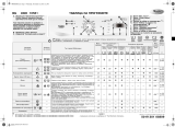 Whirlpool AWO 10561 WP Program Chart