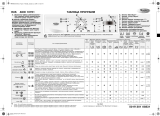 Whirlpool AWO 12563/1 WP Program Chart