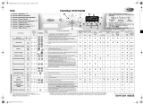 Whirlpool AQUASTEAM 9700 WP Program Chart