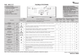 Whirlpool AWE 2117 Program Chart