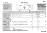 Whirlpool AWE 6516 Program Chart