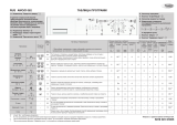 Whirlpool AWO/D 062 Program Chart