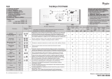 Whirlpool AWE 7622 Program Chart