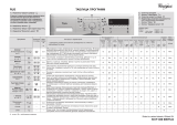 Whirlpool AWS 51011 Program Chart