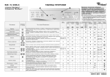 Whirlpool FL 5090/A Program Chart