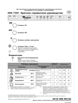 Whirlpool ADG 7550/1 Program Chart