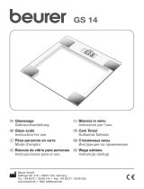 Beurer GS 14 Instructions For Use Manual