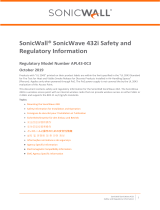 SonicWALL SonicWave 432i Safety And Regulatory Information Manual