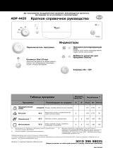 Whirlpool ADP 4420 WH Program Chart