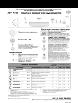 Whirlpool ADP 4730 WH Program Chart