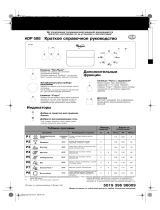 Whirlpool ADP 588 WH Program Chart