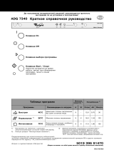 Whirlpool ADG 7340 Program Chart