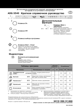 Whirlpool ADG 9540 Program Chart