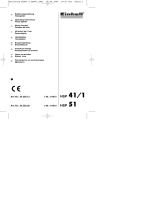 EINHELL HSP 41/1 Operating Instructions Manual