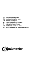 Bauknecht DBHVP 83 LT K Руководство пользователя