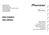 Pioneer DEH-X3800UI Руководство пользователя