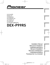 Pioneer DEX-P99RS Инструкция по установке