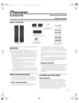 Pioneer S-ES3TB Инструкция по эксплуатации