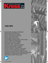 Kress 1200 SPE Original Instructions Manual