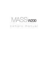 Mass W200 Инструкция по применению