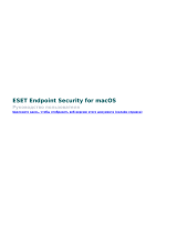 ESET Endpoint Security for macOS 6.10 Инструкция по применению