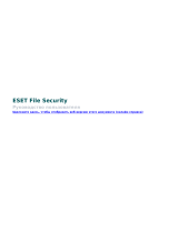 ESET File Security for Windows Server 7.3 Инструкция по применению
