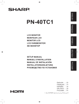 Sharp PN-40TC1 Инструкция по применению