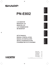 Sharp PN-E802 Инструкция по применению