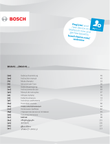 Bosch BGS41 Series Руководство пользователя
