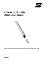 ESAB PT-20AMX and PT-21AMX Plasmarc Cutting Torches Руководство пользователя