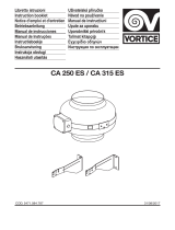 Vortice CA 125 ES Инструкция по эксплуатации