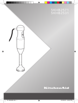 KitchenAid 5KHB2571 Hand Blender Инструкция по применению
