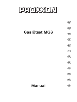 Proxxon Gaslotset MGS Руководство пользователя