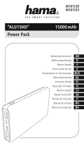 Hama 00187238 ALU15HD 15000mAh Power Pack Инструкция по применению
