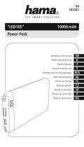 Hama 00183362 LED10S Power Pack Инструкция по применению