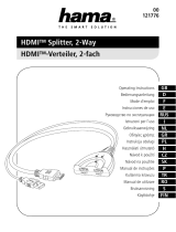Hama 00121776 HDMI Splitter 2-Way Инструкция по применению