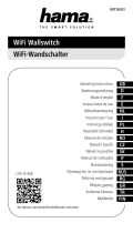 Hama 00176551 WiFi Wall Switch Руководство пользователя