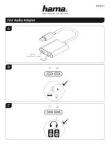 Hama 2-in-1 Audio Adapter Инструкция по применению