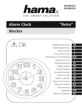Hama 00186323 Alarm Clock Retro Инструкция по применению