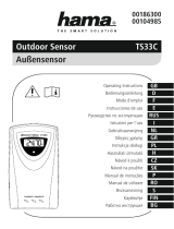 Hama 00186300 TS33C Outdoor Sensor Инструкция по применению