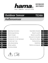 Hama 00186345 TS34A Outdoor Sensor Инструкция по применению