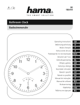 Hama 00186414 Bathroom Clock Инструкция по применению