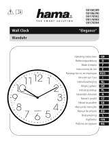 Hama 00186389 Wall Clock Инструкция по применению