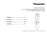 Panasonic ER-GB60 Operating Instructions Manual