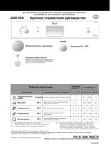 Whirlpool ADG 655 ME Program Chart