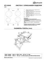 Bauknecht ETI 6640 IN Program Chart