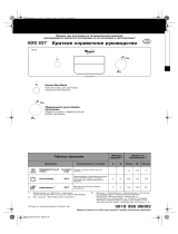 Whirlpool ADG 637 WH Program Chart