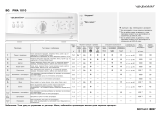 Whirlpool PWA 1010 Program Chart