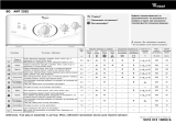 Whirlpool AWT 2262 Program Chart